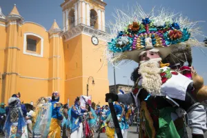 Concluye el tradicional carnaval de San Pedro Cholula