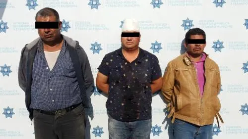 Detiene Policía Municipal a tres personas por robo en grado de tentativa de cajero automático
