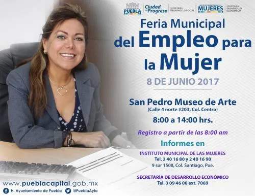 El próximo jueves se realizará la Feria de Empleo para la Mujer