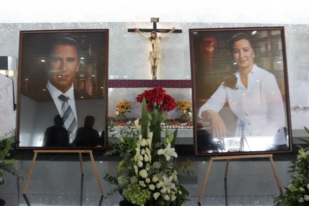 Misa de Rafael Moreno Valle y su esposa  Martha Érika Alonso/Foto: Archivo