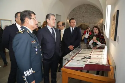 Inaugura Diódoro Carrasco la expo “Timbres Mexicanos. Personajes Ilustres”