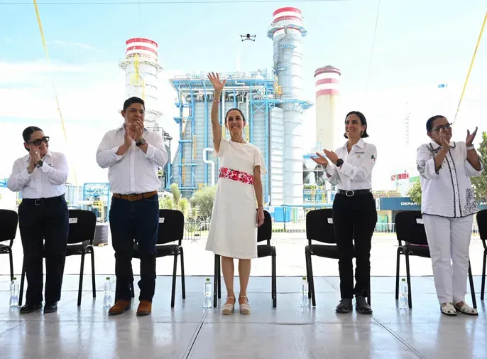 Claudia Sheinbaum inaugura Central Ciclo Combinado en San Luis Potosí