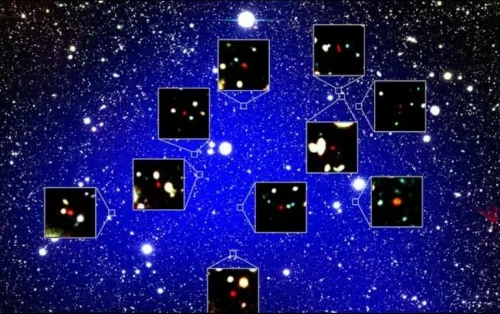 Anuncian en Japón descubrimiento de las 12 galaxias más antiguas
