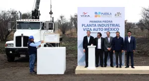 RMV colocó la primera piedra de la Planta Industrial Viza Auto México