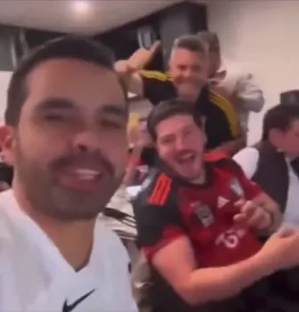 Jorge Álvarez Máynez y Samuel García se burlan del INE desde un palco de futbol 