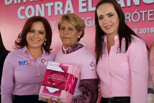 En el marco del “Día de la Lucha contra el Cáncer de Mama”, autoridades entregan prótesis externas