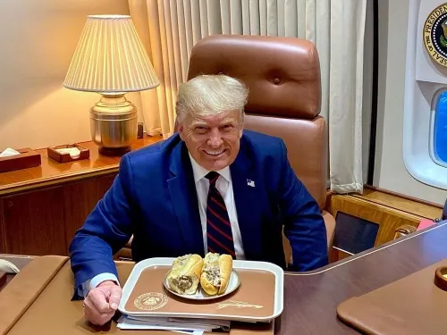 Donald Trump fue hospitalizado en un hospital militar con fiebre y fatiga