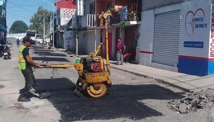 Ayuntamiento de Puebla avanza con más de 197 mil baches tapados 
