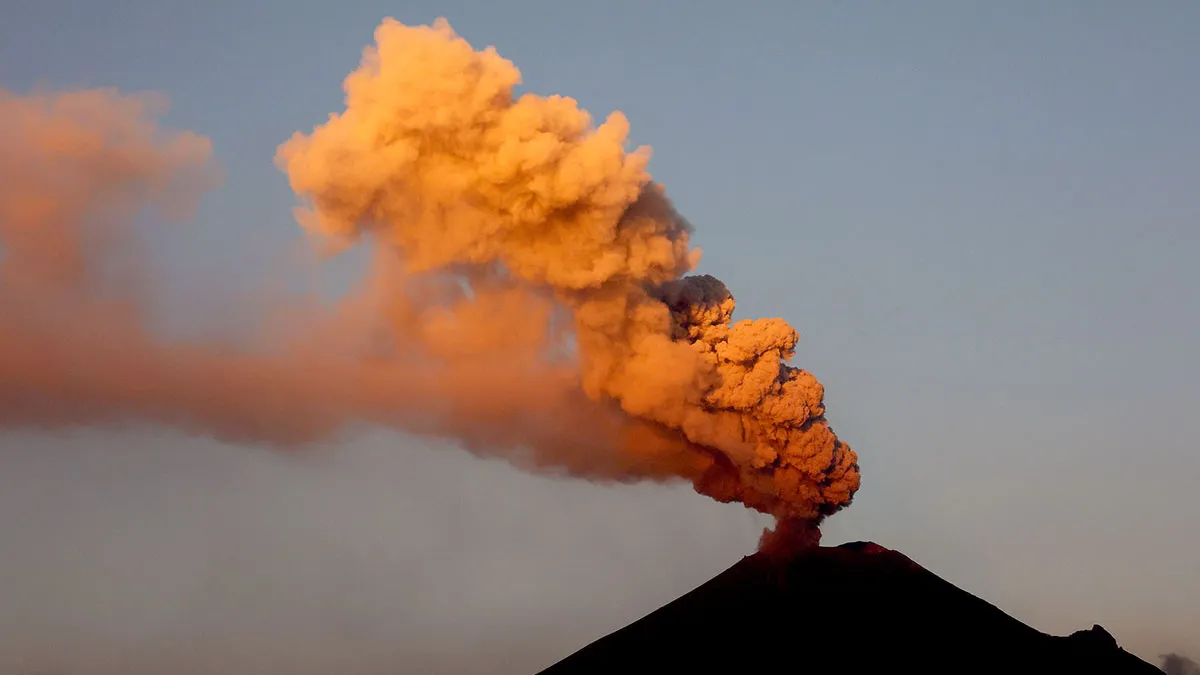 Volcan Popocatepetl Fumarola