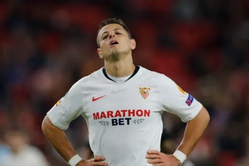 “Chicharito” es baja para el partido Sevilla-Mallorca