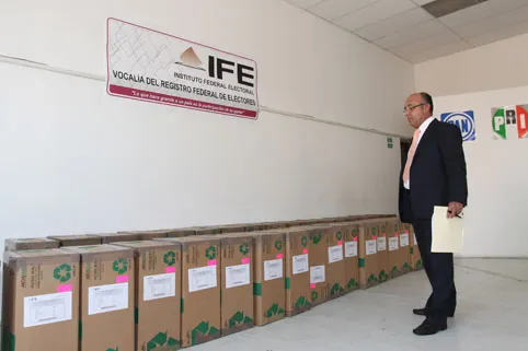 Llega la primera paquetería para elección de julio