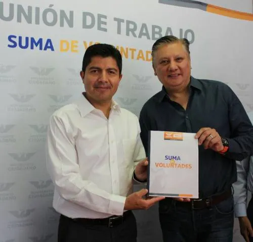 Sostienen reunión de trabajo Fernando Morales y Eduardo Rivera Pérez