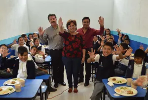 Supervisa DIF comedores escolares en juntas auxiliares de Cholula