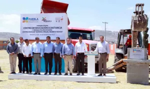 Gobernador inicia construcción de Centro de Educación a Distancia en Tepeaca