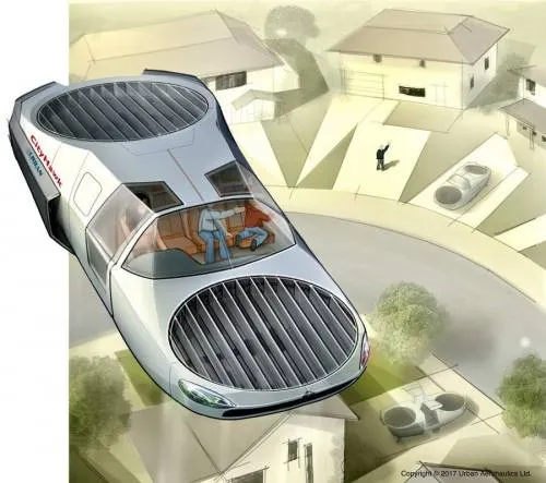 Así será el coche volador que soñaban en las series de dibujos