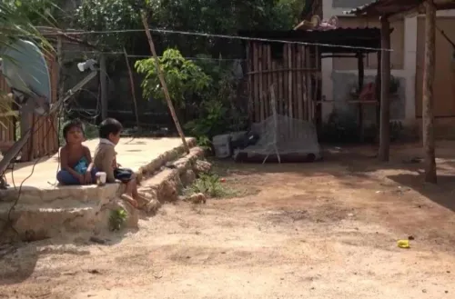 Casa de sargazo resiste al huracán Delta
