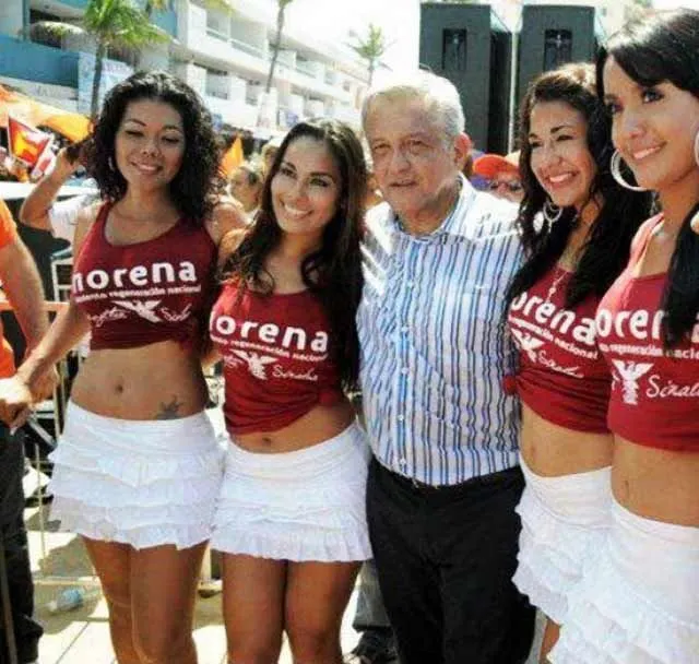 AMLO y sus mujeres; el músculo femenino