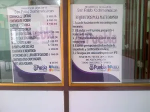 En juntas auxiliares inventan certificados de soltería