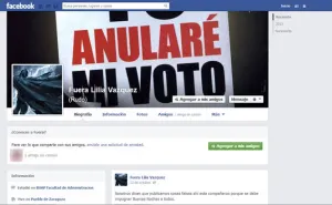 Crean cuentas contra Lilia Vázquez en Facebook