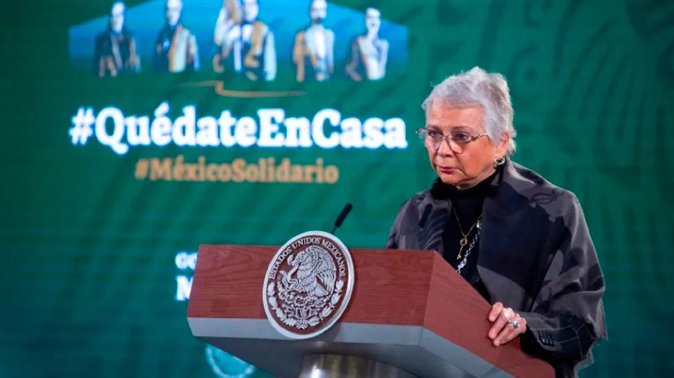 Sánchez Cordero da negativo a prueba de Covid