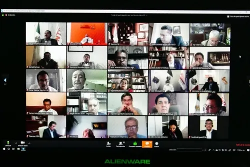 De manera virtual, dirigentes del SNTE se reúnen para abordar la agenda gremial