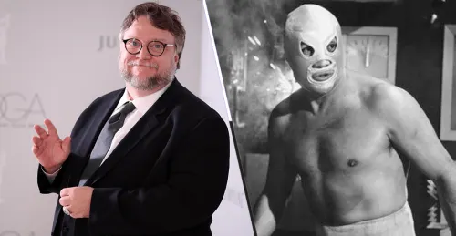 Guillermo del Toro le quita la  mascara a El Santo y revela su verdadero rostro