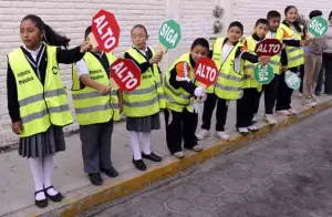Inician Patrullas Escolares en San Pedro Cholula para agilizar el tráfico