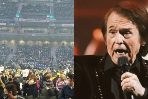 Pese a pandemia, Raphael realiza concierto en vivo con más de 4 mil personas