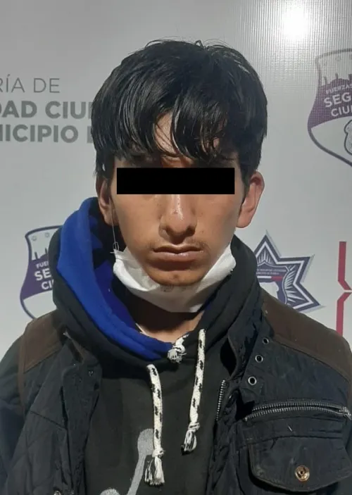 Detienen a hombre presuntamente dedicado al robo en inmediaciones de la autopista México – Puebla