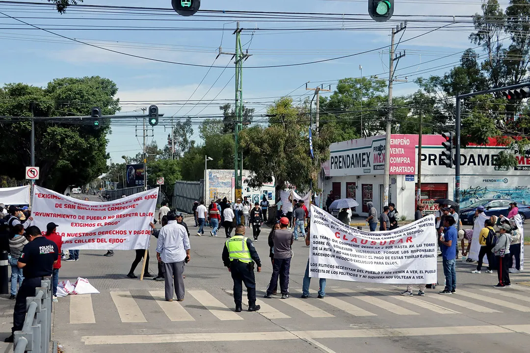 Manif Ejidatarios San Baltazar Campeche