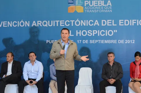 Rescate de inmuebles con apego a normas del INAH: Moreno Valle