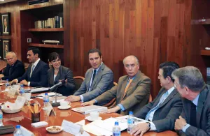 RMV se reúne con subsecretaria de Transporte y director de Ferromex