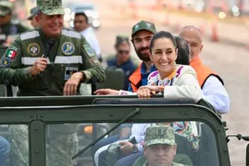Sheinbaum supervisó avance del tren México-Pachuca; se espera que esté listo para 2027