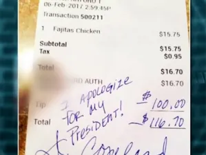 ‘Me disculpo por mi presidente’: estadounidense a mesero latino