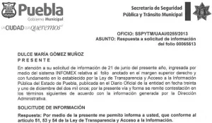 Comuna gasta cerca de 10.5 mdp en fornituras para la SSPTM
