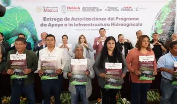 Puebla invierte 73.1 millones para modernizar el riego y garantizar agua para el campo