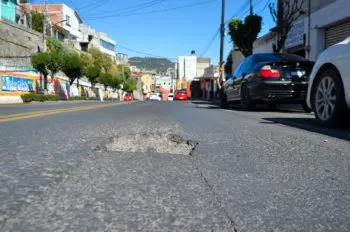 En Puebla más del 50% de calles están en estado crítico por baches: Colegio de Ingenieros Civiles
