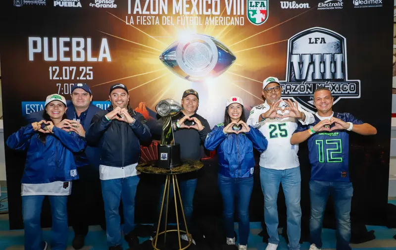Gobierno de Puebla confirma Tazón México VIII en el Estadio Olímpico de la BUAP