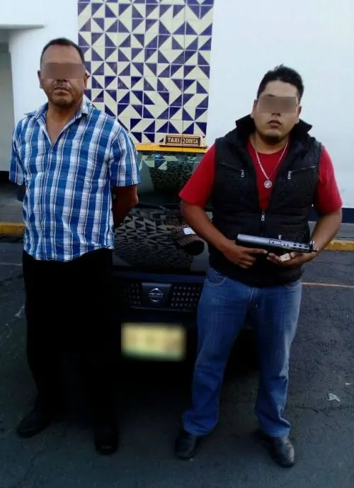 SSP aseguró a dos hombres en posesión de arma de fuego