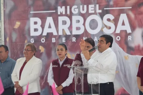 Puebla vivió un proceso auténticamente  democrático: Miguel Barbosa