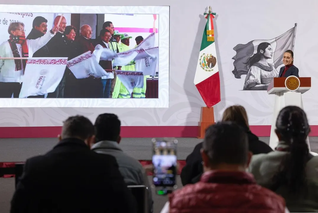 Sheinbaum Trenes Pavimentacion Edomex