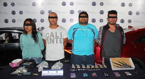 Desarticula SSPTM a banda probablemente dedicada al narcomenudeo y robo a negocio