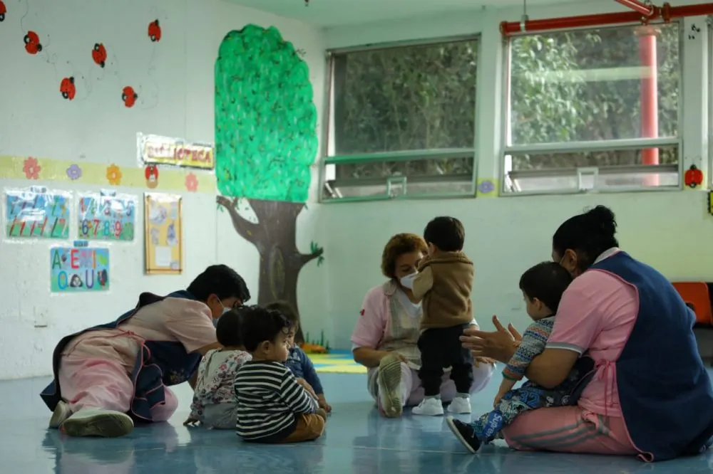Inician estancias infantiles del ISSSTE reincorporación presencial a clases