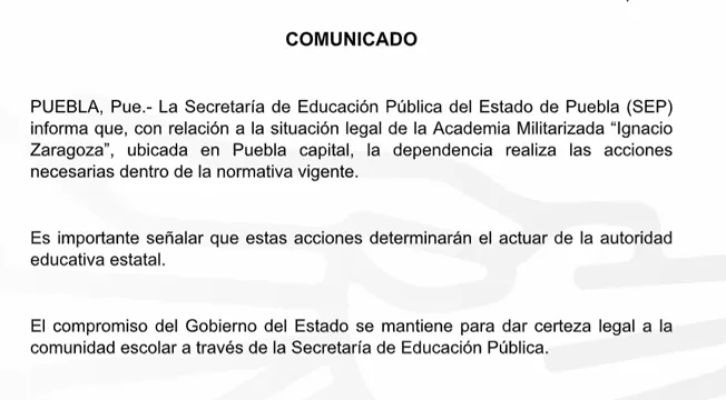 sep-comunicado-sobre-academia-militarizada