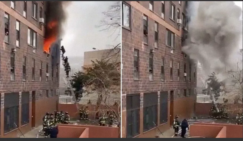 Mueren 19 personas, incluidos 9 niños, tras incendio en Nueva York