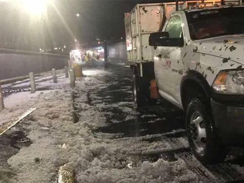 Lluvia y granizo de esta tarde-noche deja severas afectaciones en CDMX