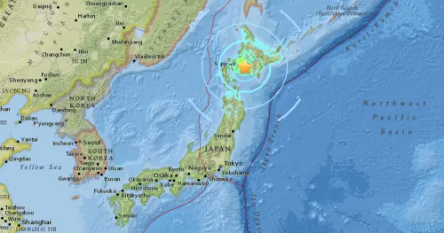 Sismo de 6.7 grados sacude Japón