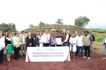 Supervisa Céspedes avance del Museo de Sitio de la Zona Arqeológica de Teteles de Ávila Castillo