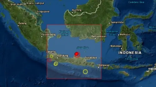 Sismo de magnitud 6.6 sacude a la costa de Indonesia