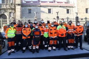 Reconocen a 22 Rescatistas Urbanos en Puebla